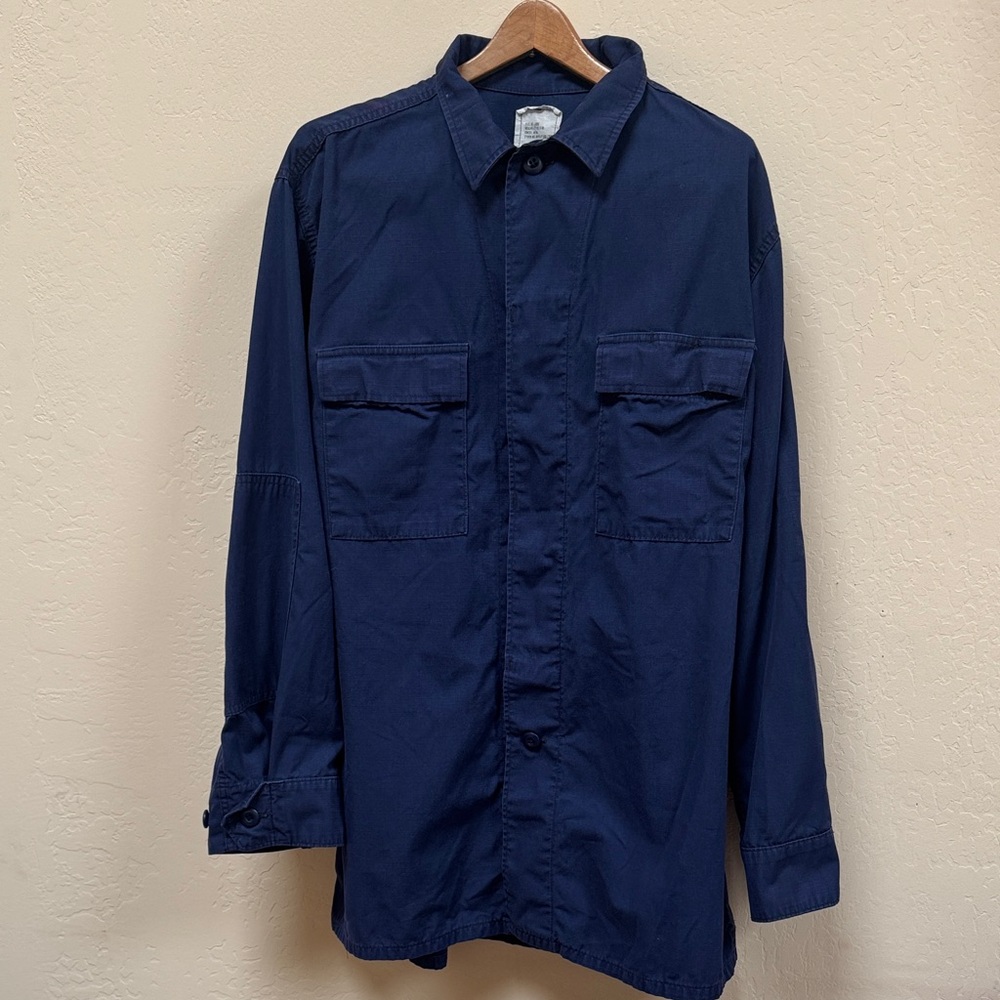 Men's Navy Blue Military Shirt/Jacket